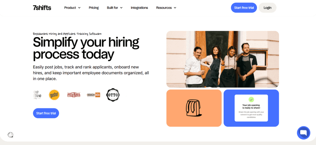 7shifts applicant tracking restaurants