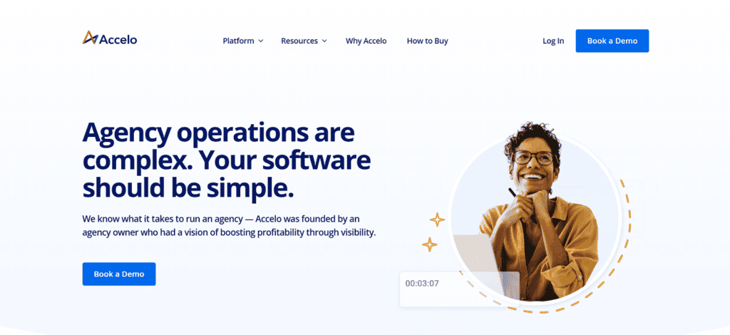 Accelo creative agency project management software