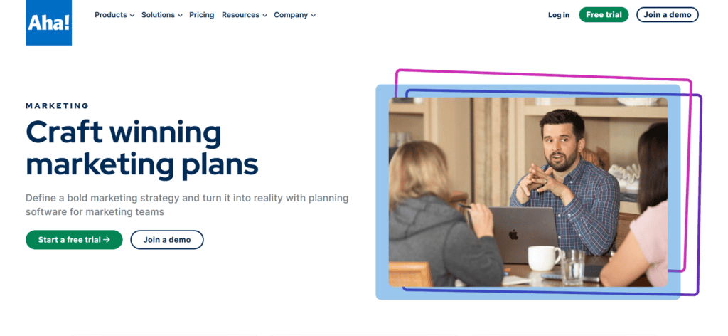 Aha creative agency project management software