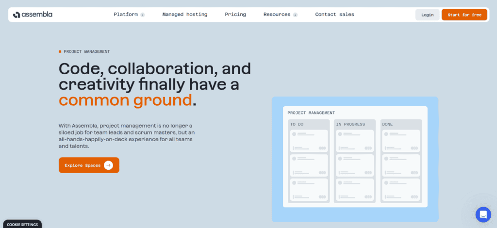 Assembla project management software
