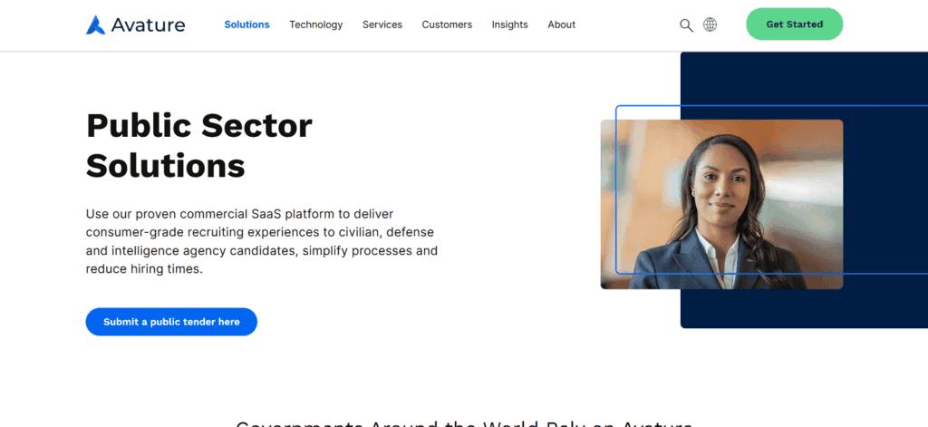 Avature applicant tracking government