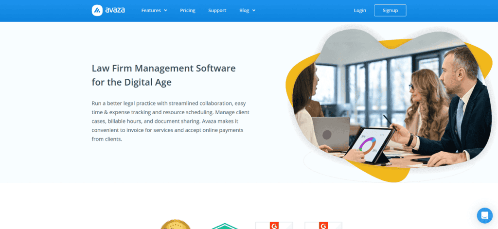 Avaza legal project management software