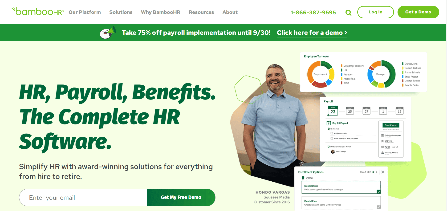 BambooHR User Reviews & Payroll Costs 2024 Switch On Business