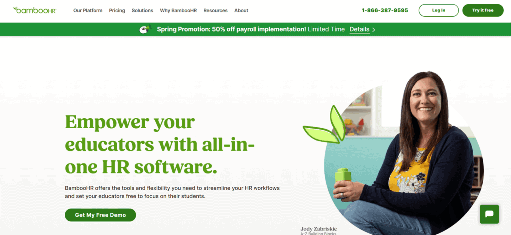 BambooHR applicant tracking education