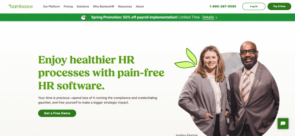 BambooHR applicant tracking healthcare