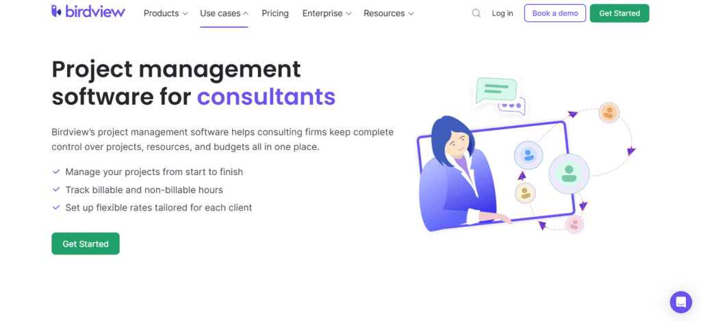 Birdview accounting project management software