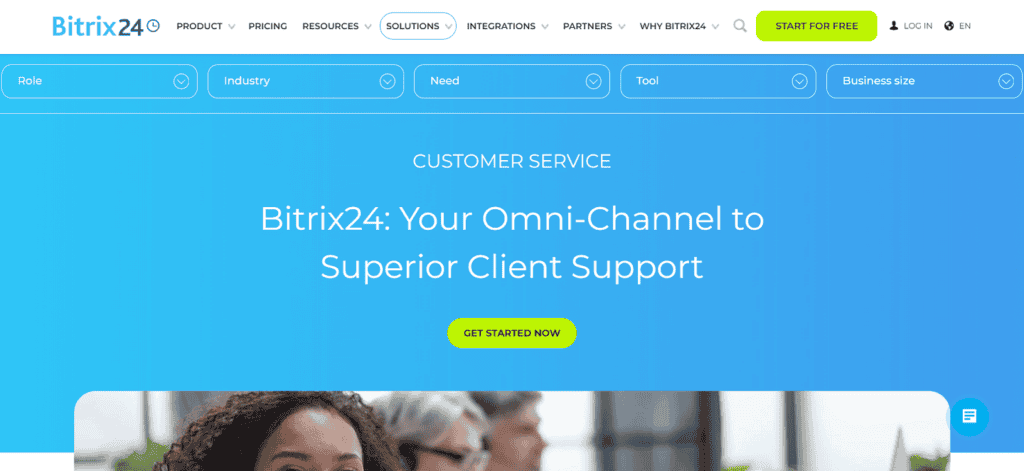 Bitrix24 customer service CRM