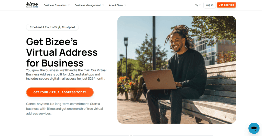 Bizee virtual address