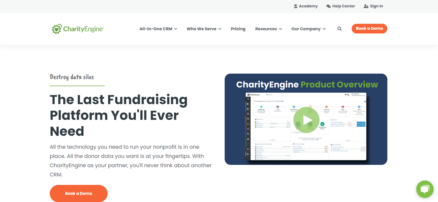 Best crm for charities empowering nusaker