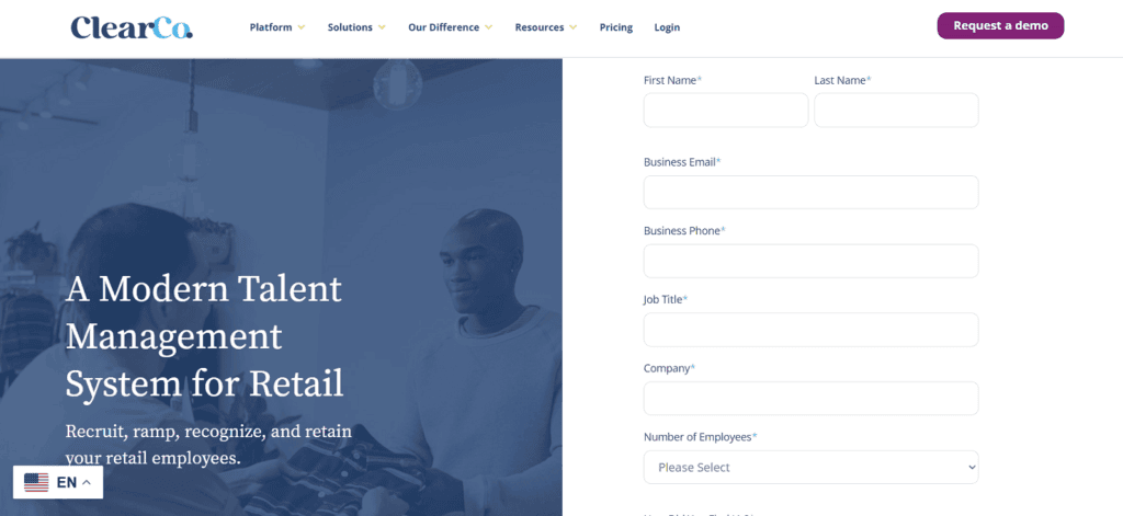 ClearCompany applicant tracking supermarkets