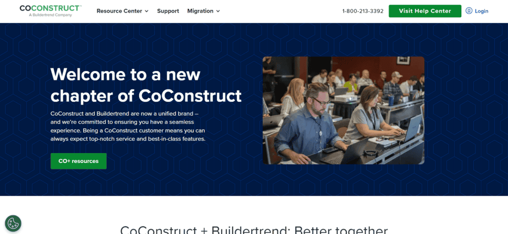 CoConstruct construction CRM