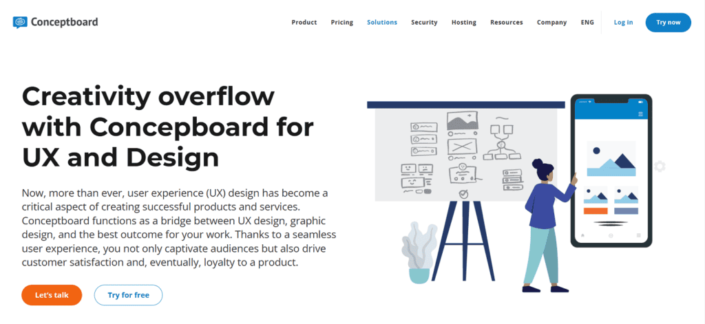 Conceptboard creative agency project management software
