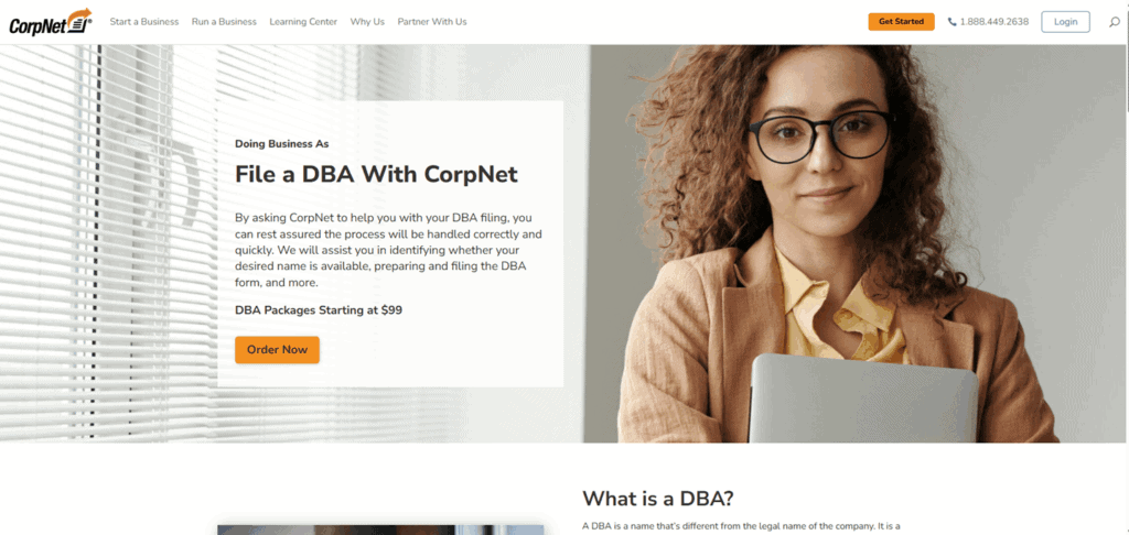 CorpNet File DBA