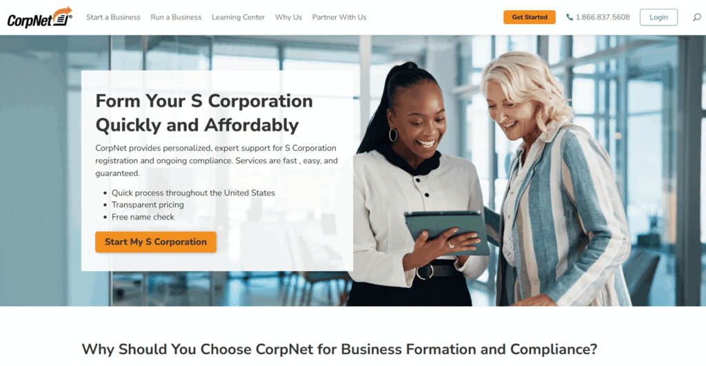 CorpNet S Corp