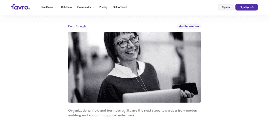 Favro accounting project management software