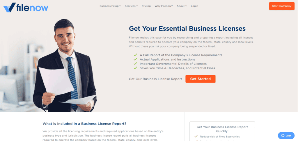 Filenow business license