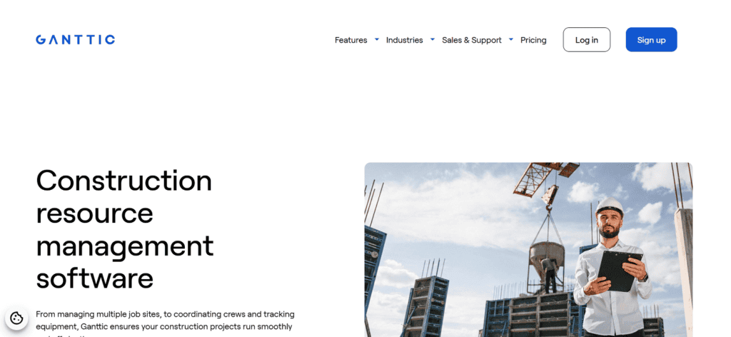 Ganttic construction project management software