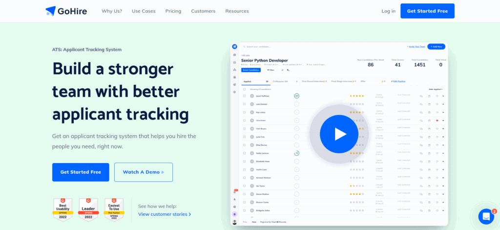 GoHire applicant tracking