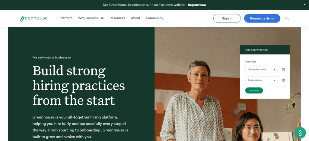 Greenhouse applicant tracking startups