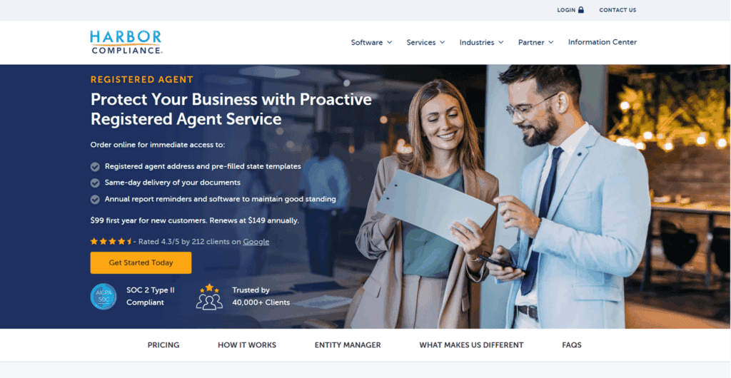 Harbor Compliance Registered Agent