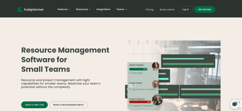 Hub Planner small business project management software