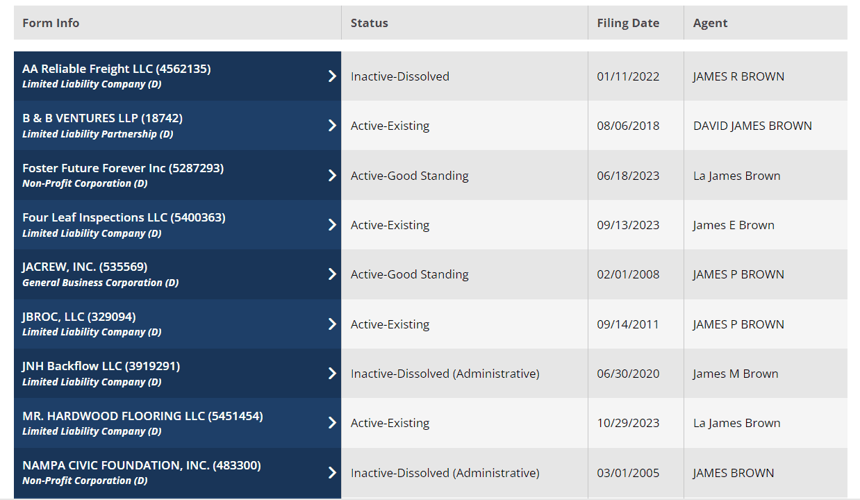 Business Entities - California Secretary of State