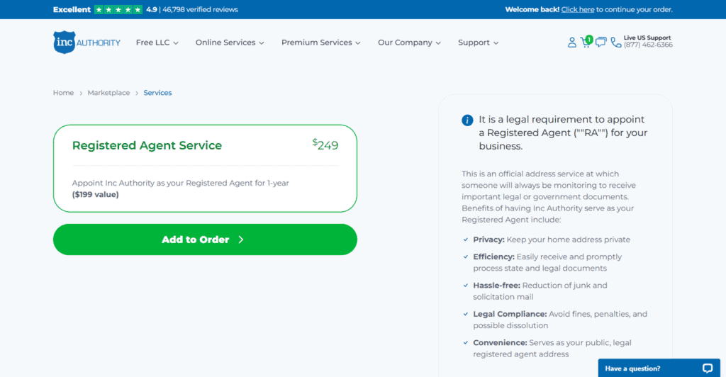 Inc Authority Registered Agent