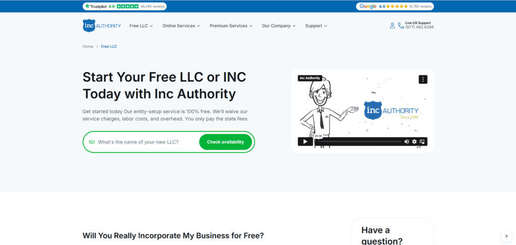 Inc Authority LLC