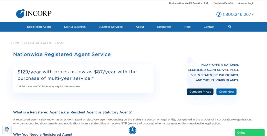 Incorp Registered Agent