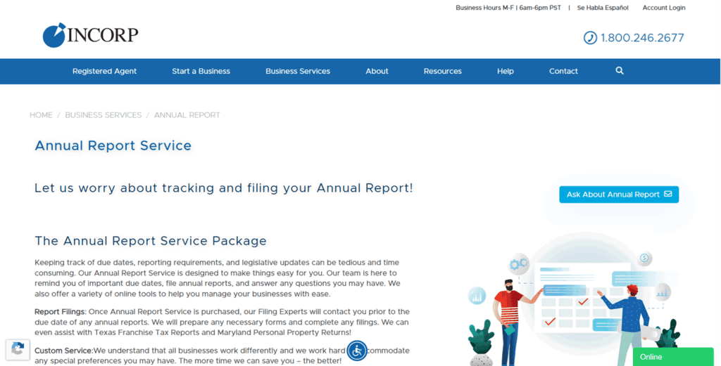 Incorp annual report