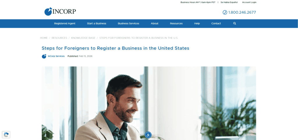 Incorp non US resident company formation