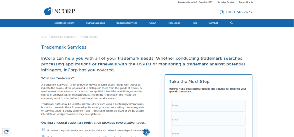 Incorp trademark