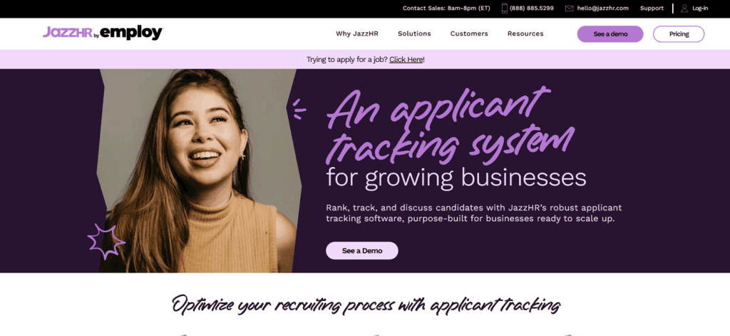 JazzHR applicant tracking