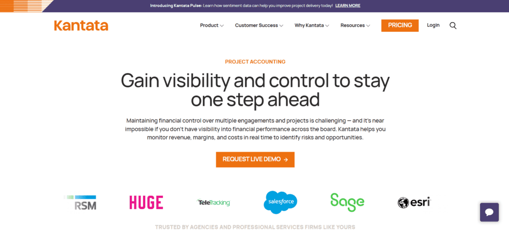 Kantata accounting project management software