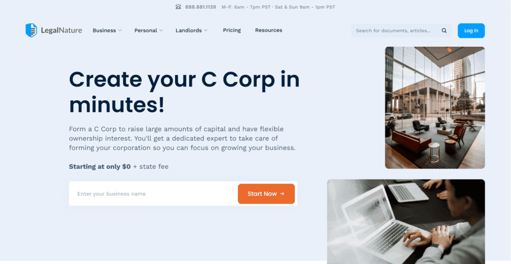 Legal Nature C Corp