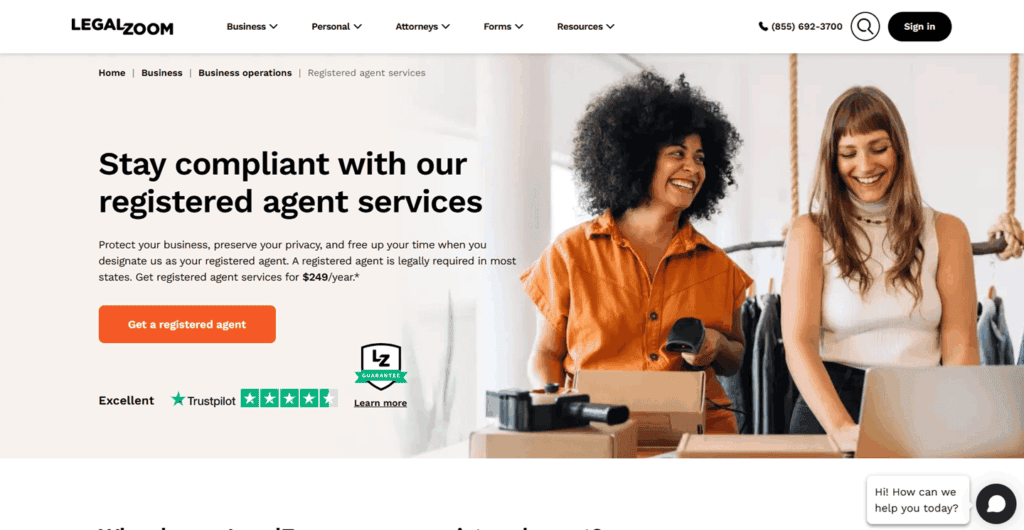 Legal Zoom Registered Agent