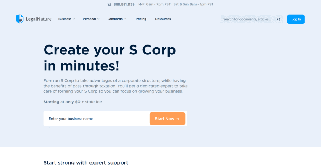 LegalNature S Corp