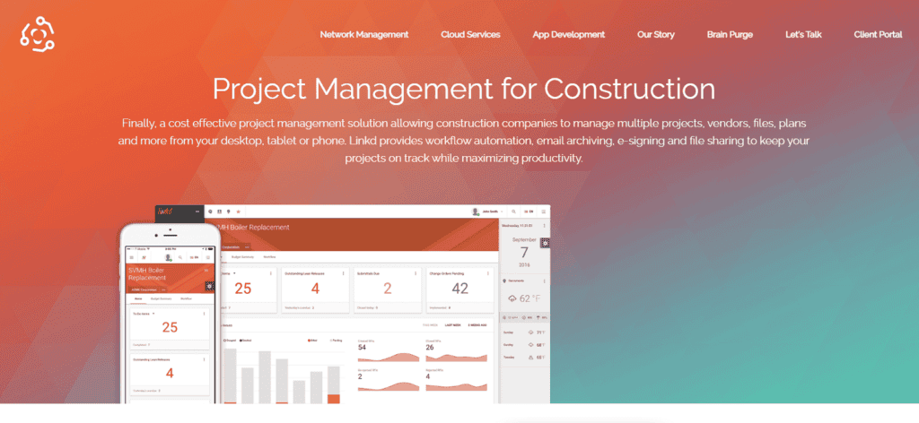 Linkd construction project management software