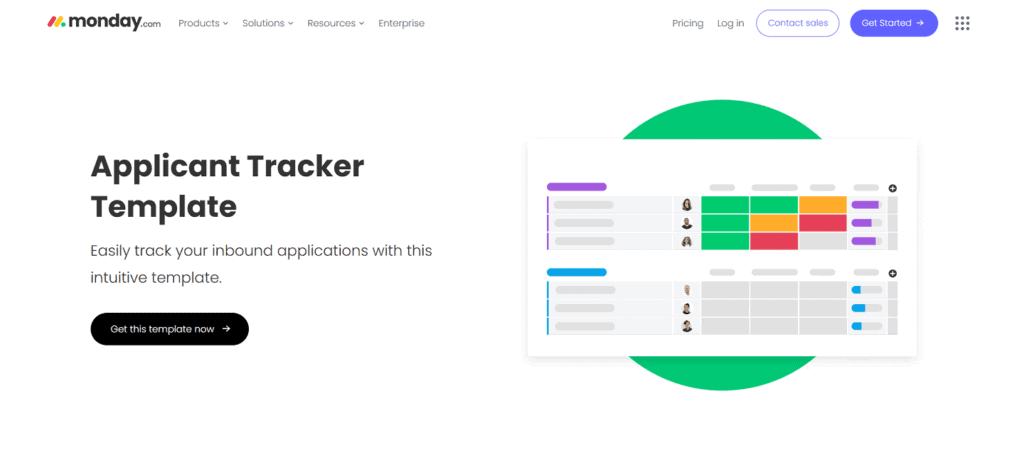 Monday.com applicant tracking