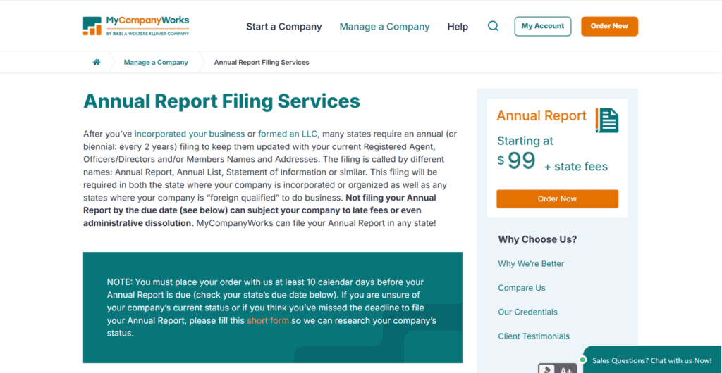 MyCompanyWorks annual report