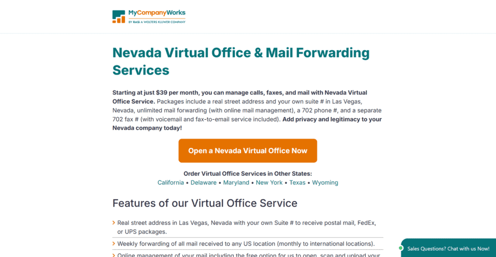 MyCompanyWorks virtual address