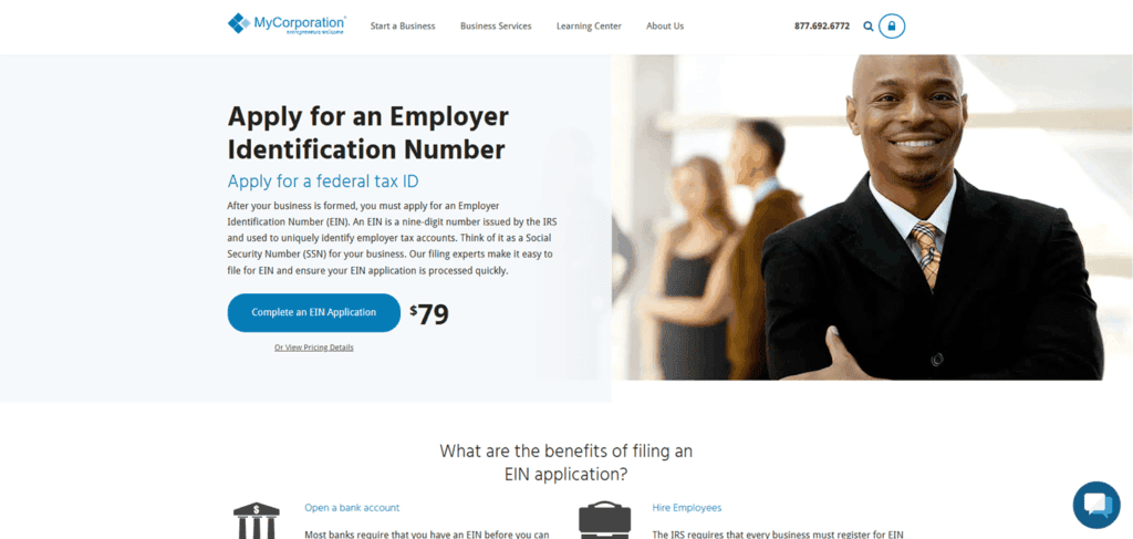 MyCorporation EIN