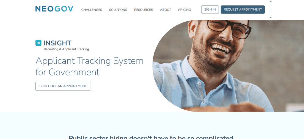 NeoGeo applicant tracking government