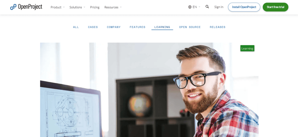 OpenProject creative agency project management software