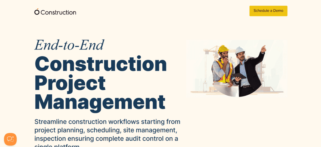 Orangescrum construction project management software