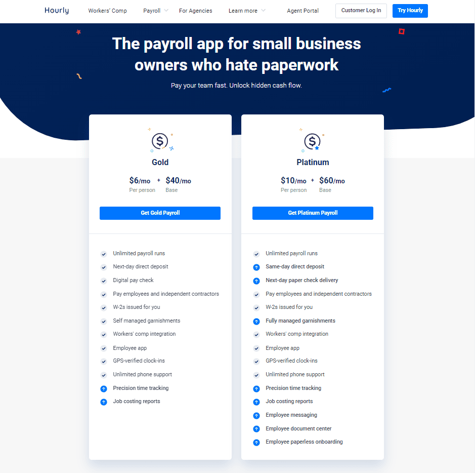 Hourly pricing