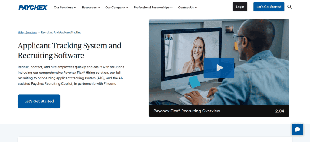 Paychex applicant tracking