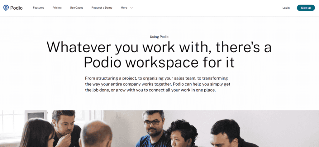 Podio construction CRM