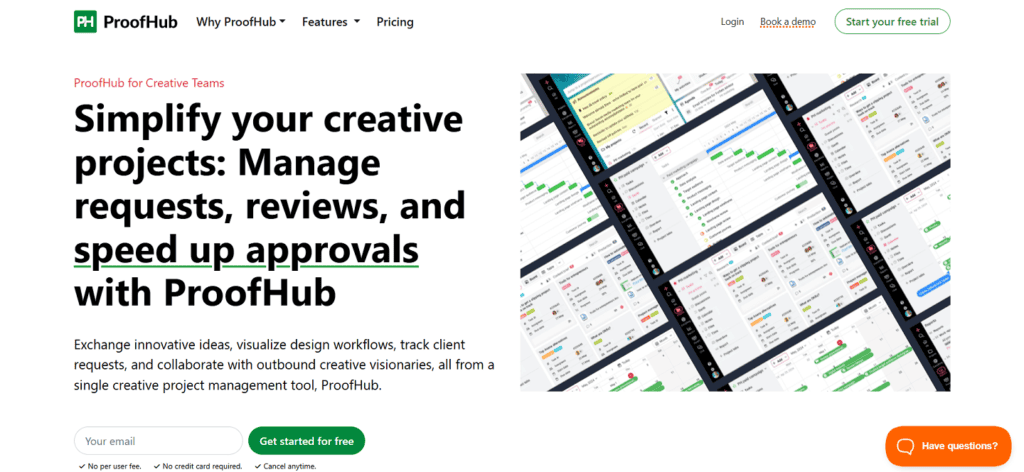 ProofHub creative agency project management software
