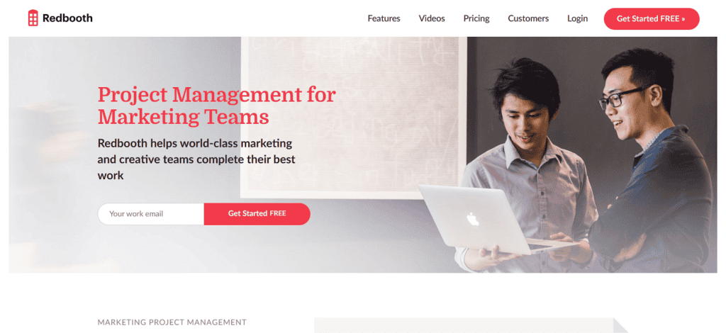 Redbooth creative agency project management software